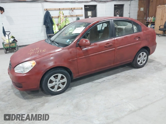 2009 Hyundai Accent Auto GLS with VIN KMHCN46C89U306436, listed as a IAAI auction lot 42010992 with 70,998 mi miles. Bid and sale history available at carsss.com. Image 2.