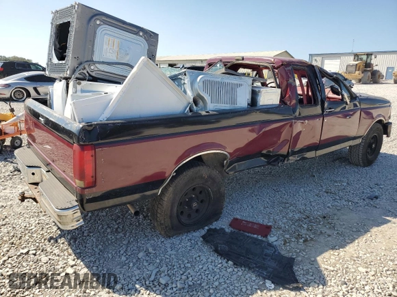 1990 Ford F-150 with VIN 1FTEX14H0LKA86751, listed as a Copart auction lot 75285334 with 273,562 mi miles and Salvage Title. Bid and sale history available at carsss.com. Image 3.