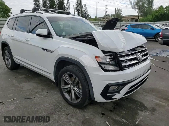 2018 Volkswagen Atlas SEL with VIN 1V2SR2CA1JC520785, listed as a Copart auction lot 65837825 with 66,125 mi miles and Salvage title. Bid and sale history available at DreamBid. Image 14.