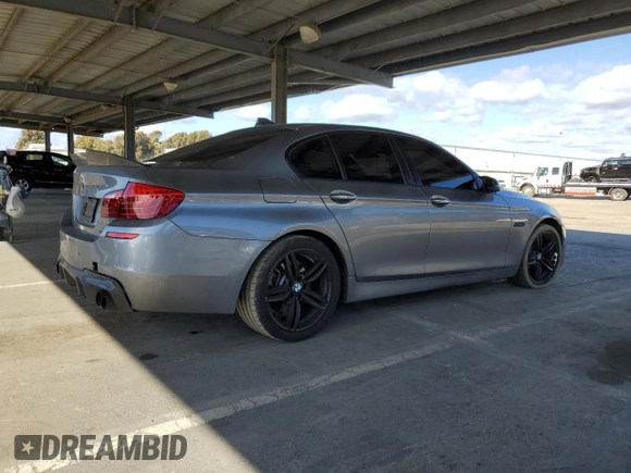 2014 BMW 5 Series 535i with VIN WBA5B1C58ED482047, listed as a Copart auction lot 47458955 with 122,828 mi miles and Salvage Title. Bid and sale history available at DreamBid. Image 3.