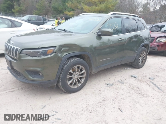 2019 Jeep Cherokee Latitude Plus with VIN 1C4PJMLB2KD395617, listed as a IAAI auction lot 41992532 with 254,632 mi miles and . Bid and sale history available at carsss.com. Image 22.