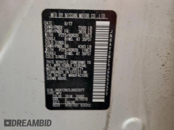 2018 Nissan Armada SV with VIN JN8AY2NC5J9553577, listed as a Copart auction lot 73461472 with Not Provided miles. Bid and sale history available at carsss.com. Image 13.