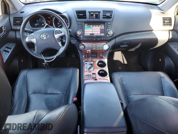 2012 Toyota Highlander Hybrid Limited with VIN JTEDC3EH8C2008943, listed as a Copart auction lot 81620464 with 105,499 mi miles and Salvage Title. Bid and sale history available at carsss.com. Image 8.