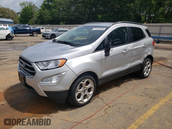 2021 Ford EcoSport SE with VIN MAJ3S2GE1MC450075, listed as a Copart auction lot 51432495 with 79,319 mi miles and Salvage Title. Bid and sale history available at DreamBid. Image 1.