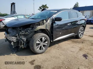 2020 Nissan Murano SV with VIN 5N1AZ2BS0LN106214, listed as a Copart auction lot 60283965 with 222,158 mi miles and Salvage title. Bid and sale history available at DreamBid. Image 1.