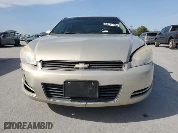 2008 Chevrolet Impala LS with VIN 2G1WB58KX81320619, listed as a Copart auction lot 53730765 with 116,640 mi miles and Clean Title. Bid and sale history available at DreamBid. Image 5.