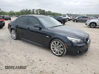 2010 BMW 5 Series 550i with VIN WBANW5C50ACT57345, listed as a Copart auction lot 52147555 with 118,863 mi miles and Clean Title. Bid and sale history available at DreamBid. Image 4.
