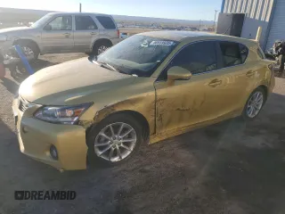 2011 Lexus CT 200h with VIN JTHKD5BH8B2041432, listed as a Copart auction lot 50559935 with 119,467 mi miles and Salvage title. Bid and sale history available at DreamBid. Image 1.