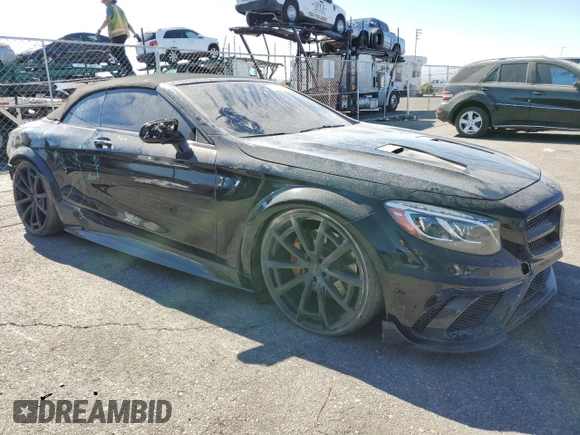 2017 Mercedes-Benz S 550 with VIN WDDXK8CB3HA021330, listed as a Copart auction lot 57105644 with 34,794 mi miles and Salvage Title. Bid and sale history available at DreamBid. Image 4.