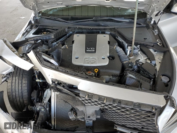 2015 Infiniti Q50 Premium with VIN JN1BV7AP1FM345184, listed as a Copart auction lot 54217045 with 47,638 mi miles and Salvage title. Bid and sale history available at DreamBid. Image 11.