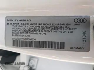 2022 Audi e-tron GT Premium Plus z VIN WAUFJBFWXN7008620, wystawiony jako Copart lot #79578044 z przebiegiem 25 026 mil mil oraz Szkody całkowita. Historia ofert i sprzedaży dostępna na DreamBid. Obrazek 12.