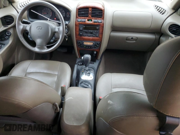 2004 Hyundai Santa Fe GLS with VIN KM8SC13E34U595014, listed as a Copart auction lot 55642745 with 69,303 mi miles and Salvage title. Bid and sale history available at DreamBid. Image 8.