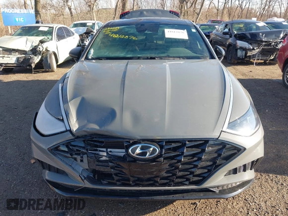 2021 Hyundai Sonata SEL Plus with VIN 5NPEJ4J2XMH069667, listed as a IAAI auction lot 41812876 with 69,326 mi miles and . Bid and sale history available at DreamBid. Image 13.