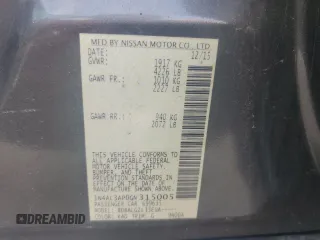 2016 Nissan Altima S z VIN 1N4AL3AP0GN315005, wystawiony jako Copart lot #54900805 z przebiegiem 87 138 mil mil oraz Szkoda całkowita • Salvage title. Historia ofert i sprzedaży dostępna na DreamBid. Obrazek 12.