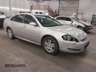 2012 Chevrolet Impala LT Fleet with VIN 2G1WG5E3XC1233620, listed as a IAAI auction lot 41931288 with 276,251 mi miles and . Bid and sale history available at DreamBid. Image 1.