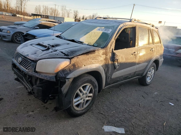 2003 Toyota RAV4 with VIN JTEGH20V830094093, listed as a Copart auction lot 42127855 with 197,018 mi miles and Salvage Title. Bid and sale history available at carsss.com. Image 1.