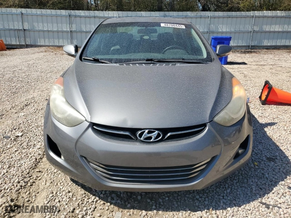 2013 Hyundai Elantra GLS with VIN 5NPDH4AE1DH297221, listed as a Copart auction lot 48700445 with 121,720 mi miles and Salvage Title. Bid and sale history available at carsss.com. Image 5.
