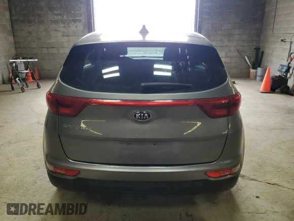2018 Kia Sportage LX with VIN KNDPMCAC0J7440502, listed as a Copart auction lot 50199215 with 117,566 mi miles and Salvage Title. Bid and sale history available at carsss.com. Image 6.