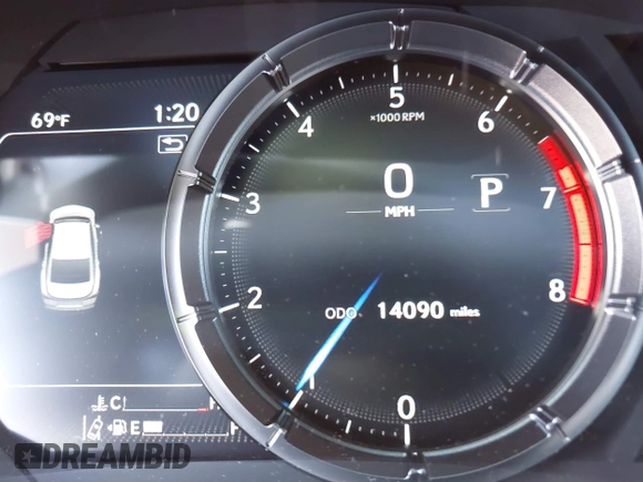 2024 Lexus IS 350 F Sport z VIN JTHGZ1B28R5076461, wystawiony jako IAAI lot #42116778 z przebiegiem 14 090 mil mil oraz . Historia ofert i sprzedaży dostępna na DreamBid. Obrazek 15.