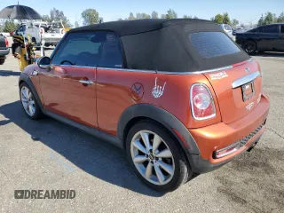 2011 MINI Convertible S z VIN WMWZP3C59BTX83202, wystawiony jako Copart lot #47138535 z przebiegiem 162 809 mil mil oraz Szkoda całkowita • Salvage title. Historia ofert i sprzedaży dostępna na DreamBid. Obrazek 2.