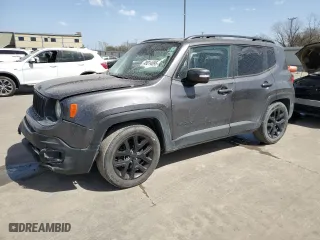 2017 Jeep Renegade Altitude with VIN ZACCJABB8HPG09101, listed as a Copart auction lot 49014095 with 184,669 mi miles and Salvage Title. Bid and sale history available at carsss.com. Image 1.