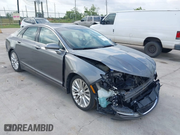 2014 Lincoln MKZ z VIN 3LN6L2G99ER834840, wystawiony jako IAAI lot #42134656 z przebiegiem 33 565 mil mil oraz . Historia ofert i sprzedaży dostępna na DreamBid. Obrazek 1.