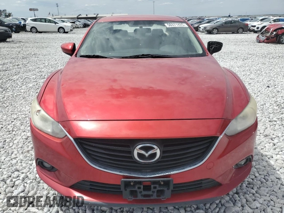 2014 Mazda 6 i Sport with VIN JM1GJ1U68E1157311, listed as a Copart auction lot 50371425 with 211,057 mi miles and Salvage Title. Bid and sale history available at DreamBid. Image 5.