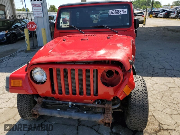2005 Jeep Wrangler X with VIN 1J4FA39S35P360241, listed as a Copart auction lot 63486375 with 85,051 mi miles and Salvage title. Bid and sale history available at DreamBid. Image 5.