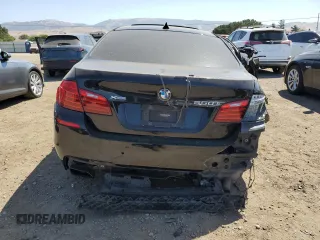 2016 BMW 5 Series 550i xDrive with VIN WBAKP9C55GD980454, listed as a Copart auction lot 59319485 with 91,424 mi miles and Salvage title. Bid and sale history available at DreamBid. Image 6.