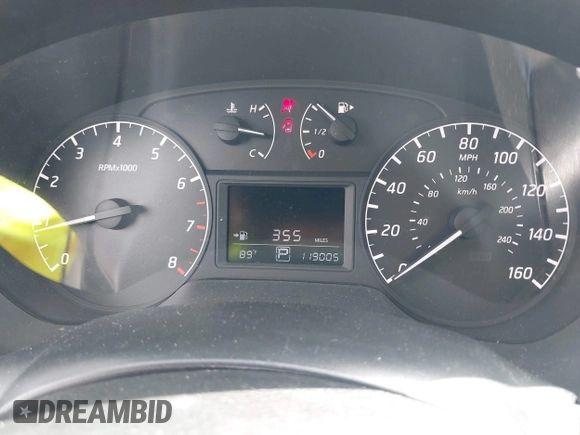 2017 Nissan Sentra SV with VIN 3N1AB7AP2HY382118, listed as a IAAI auction lot 42446614 with 119,005 mi miles and . Bid and sale history available at DreamBid. Image 7.