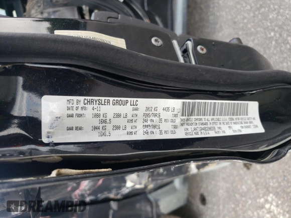 2011 Jeep Patriot Sport with VIN 1J4NT1GA4BD208339, listed as a Copart auction lot 60903265 with 210,513 mi miles and Salvage title. Bid and sale history available at DreamBid. Image 13.