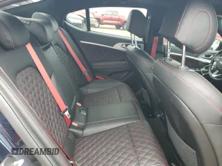2023 Genesis G70 3.3T with VIN KMTG54TE1PU106024, listed as a Copart auction lot 70501604 with 24,470 mi miles and Salvage Title. Bid and sale history available at DreamBid. Image 10.