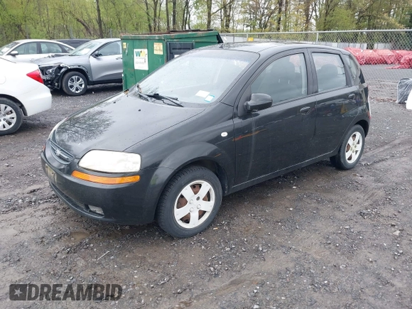 2006 Chevrolet Aveo LS with VIN KL1TD66616B591010, listed as a IAAI auction lot 42190348 with 26,240 mi miles and . Bid and sale history available at DreamBid. Image 2.