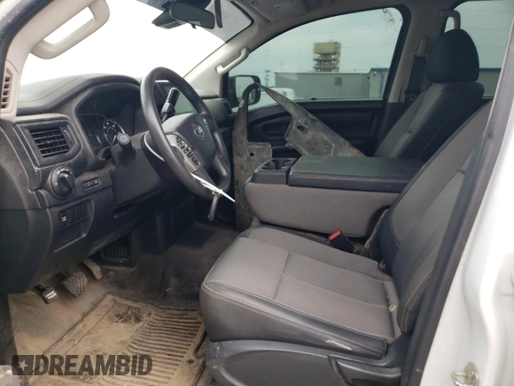 2021 Nissan Titan SV with VIN 1N6AA1EC2MN506607, listed as a Copart auction lot 57905485 with 68,690 mi miles and Salvage title. Bid and sale history available at DreamBid. Image 7.