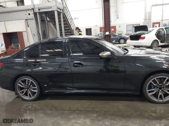 2020 BMW 3 Series M340i with VIN WBA5U7C05LFH82599, listed as a IAAI auction lot 41844916 with 51,533 mi miles. Bid and sale history available at carsss.com. Image 13.