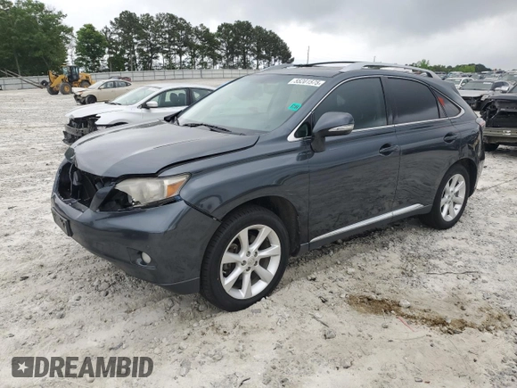 2010 Lexus RX 350 with VIN 2T2ZK1BA7AC032430, listed as a Copart auction lot 55201575 with 193,064 mi miles and Clean Title. Bid and sale history available at carsss.com. Image 1.