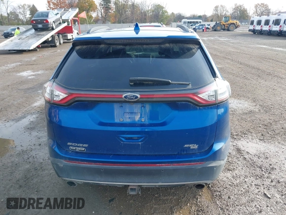 2018 Ford Edge SEL with VIN 2FMPK4J89JBB09962, listed as a IAAI auction lot 40698725 with 180,224 mi miles. Bid and sale history available at carsss.com. Image 16.
