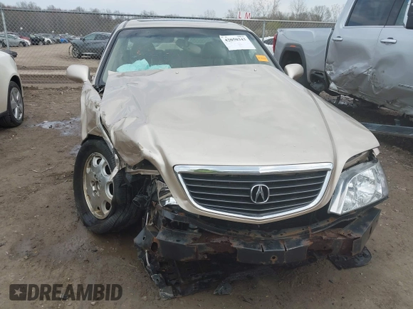 2000 Acura RL with VIN JH4KA9650YC007357, listed as a IAAI auction lot 42050343 with 1 mi miles. Bid and sale history available at carsss.com. Image 6.