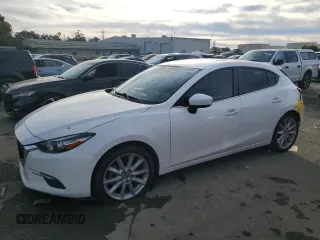 2017 Mazda 3 Grand Touring with VIN JM1BN1M38H1130635, listed as a Copart auction lot 87492534 with 72,164 mi miles and Salvage Title. Bid and sale history available at DreamBid. Image 1.