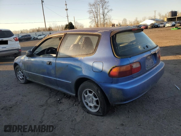 1993 Honda Civic z VIN 2HGEH2375PH525047, wystawiony jako Copart lot #42850335 z przebiegiem 230 394 mil mil oraz Czysty tytuł • Clean title. Historia ofert i sprzedaży dostępna na DreamBid. Obrazek 2.