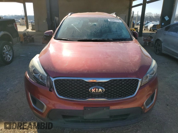 2017 Kia Sorento LX with VIN 5XYPG4A36HG245899, listed as a Copart auction lot 88665775 with 183,252 mi miles and Salvage Title. Bid and sale history available at carsss.com. Image 5.