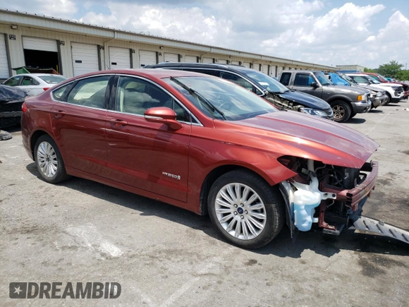 2014 Ford Fusion SE Hybrid with VIN 3FA6P0LU3ER253735, listed as a Copart auction lot 63222635 with 147,470 mi miles and Salvage title. Bid and sale history available at DreamBid. Image 4.