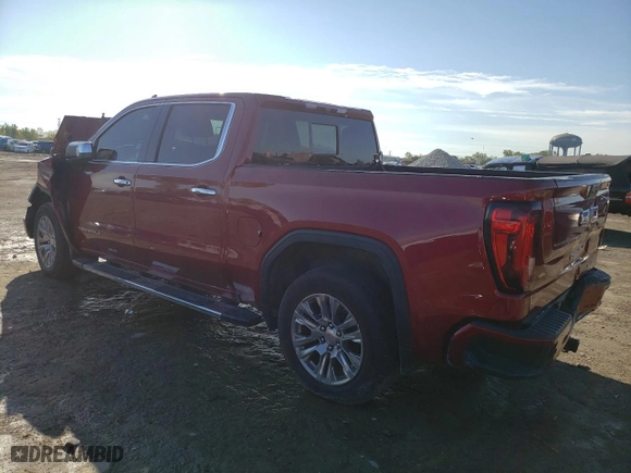 2020 GMC Sierra 1500 Denali with VIN 1GTU9FED3LZ324906, listed as a Copart auction lot 72769324 with 0 mi miles and Salvage Title. Bid and sale history available at carsss.com. Image 2.