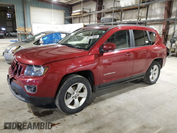 2015 Jeep Compass High Altitude Edition with VIN 1C4NJDEB3FD117836, listed as a Copart auction lot 50721845 with 101,897 mi miles and Salvage Title. Bid and sale history available at carsss.com. Image 1.