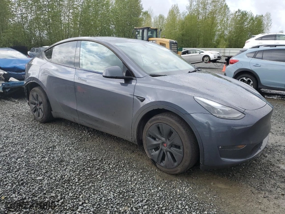 2023 Tesla Model Y Long Range with VIN 7SAYGDEE5PF918853, listed as a Copart auction lot 53551985 with 11,219 mi miles and Salvage Title. Bid and sale history available at carsss.com. Image 4.