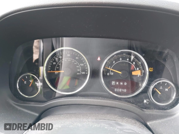 2016 Jeep Compass High Altitude Edition with VIN 1C4NJDEB8GD805378, listed as a IAAI auction lot 41440197 with 80,848 mi miles. Bid and sale history available at carsss.com. Image 7.