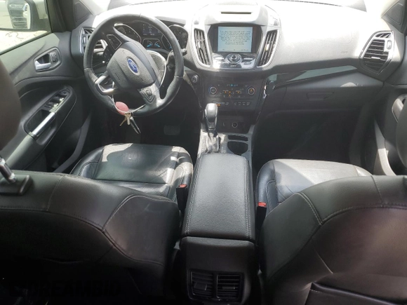 2018 Ford Escape Titanium with VIN 1FMCU0J99JUA06741, listed as a Copart auction lot 55782195 with 103,392 mi miles and Salvage title. Bid and sale history available at DreamBid. Image 8.