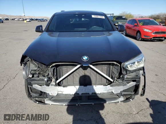 2021 BMW X4 M40i with VIN 5UX2V5C06M9E04443, listed as a Copart auction lot 72061194 with 71,637 mi miles and Salvage title. Bid and sale history available at DreamBid. Image 5.
