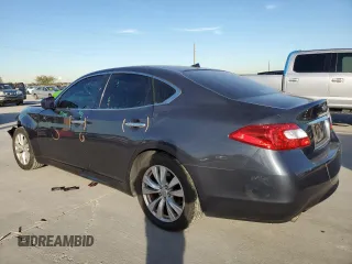 2011 Infiniti M37 with VIN JN1BY1AP8BM322399, listed as a Copart auction lot 81765864 with 107,444 mi miles and Salvage Title. Bid and sale history available at carsss.com. Image 2.