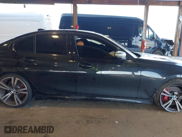 2021 BMW 3 Series M340i xDrive with VIN 3MW5U9J01M8B75976, listed as a IAAI auction lot 41664051 with 90,155 mi miles. Bid and sale history available at carsss.com. Image 12.